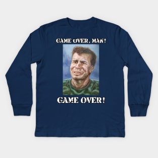 Private Hudson: Game over, man! Game over! Kids Long Sleeve T-Shirt